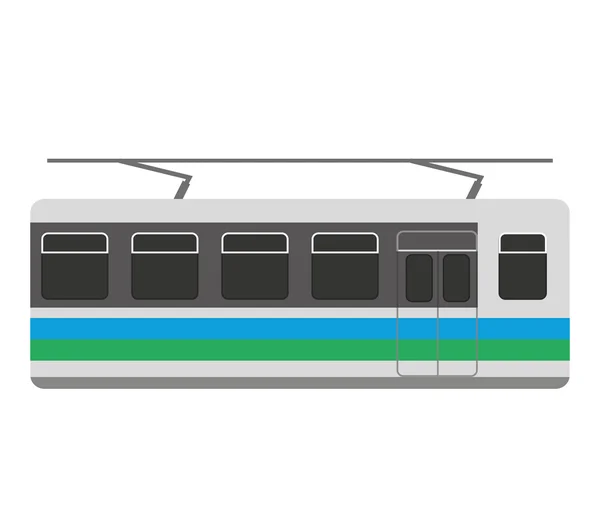 Metro vervoer openbare pictogram — Stockvector