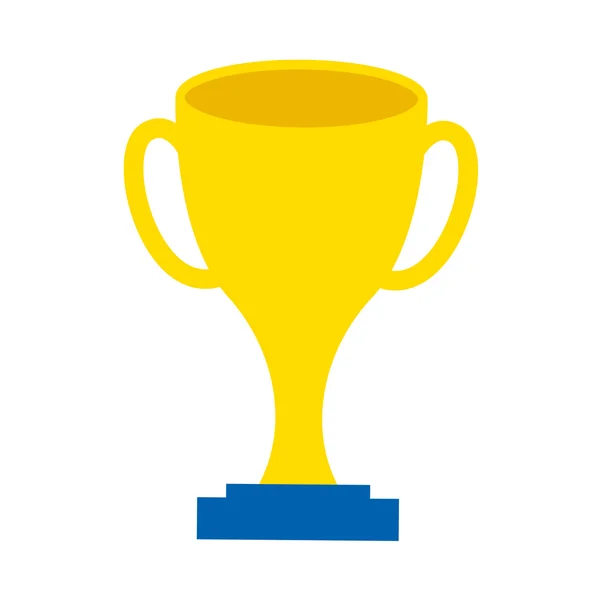 Trophy award gold icon — Stock Vector