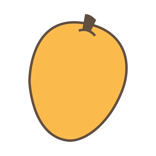 Mango frukt ikonen Vektorgrafik