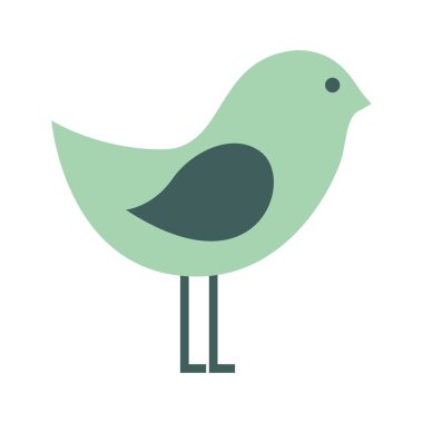 şirin kuş hayvan izole