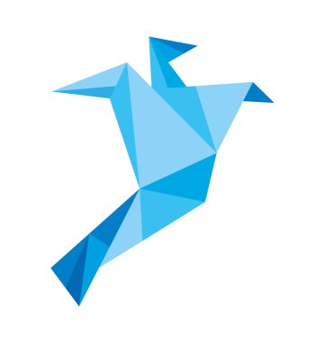 sinek siluet düşük Poli simgesi