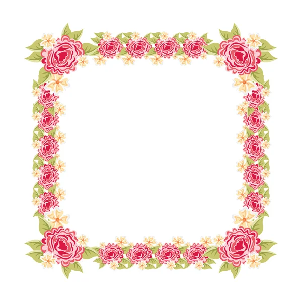 Fleur floral nature icône — Image vectorielle