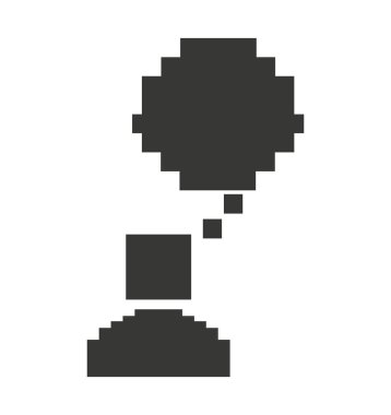 konuşma balonu tek renkli ileti simgesi