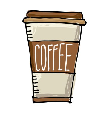 lezzetli kahve siluet simge