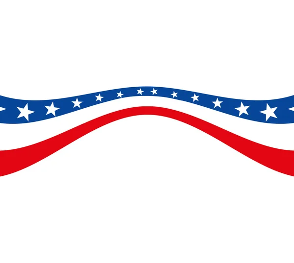 Flagga Förenta staterna — Stock vektor