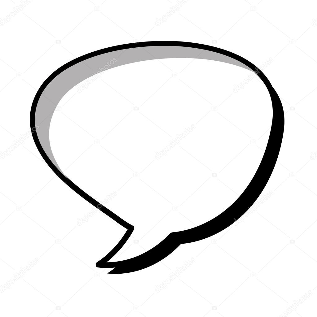 Speech Bubble Monochrome Message Icon Vector Image By C Yupiramos Vector Stock