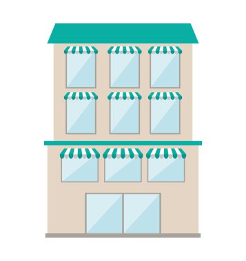 bina inşaat siluet simge depolamak