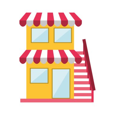 bina inşaat siluet simge depolamak