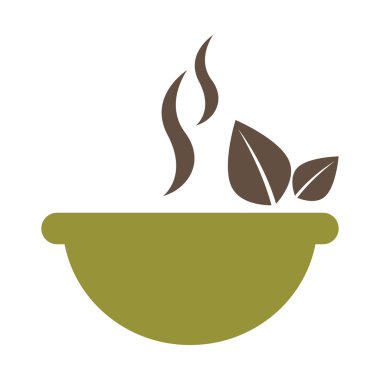 sağlıklı gıda menü simgesini yapraklar