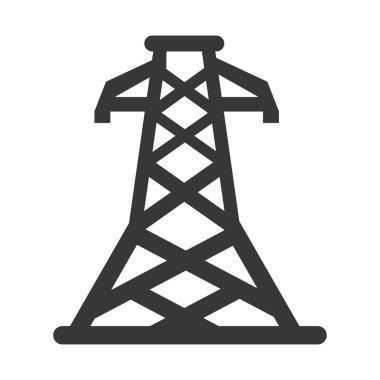 Elektrik Kulesi izole simgesi