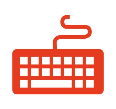 klavye donanımı bilgisayar simgesini