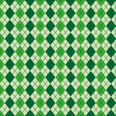 Tekstil desen yeşil dekorasyon simgesi