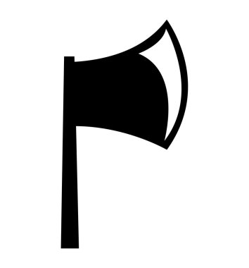 AX kamp izole simgesi