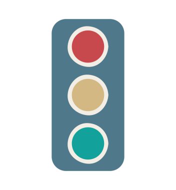 trafik ışığı semafor simgesi