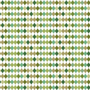 Tekstil desen yeşil dekorasyon simgesi