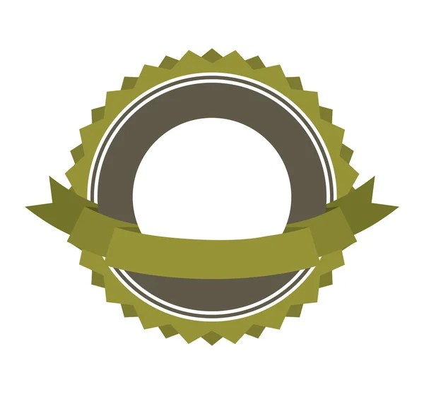 Rahmen Band grünes Symbol — Stockvektor