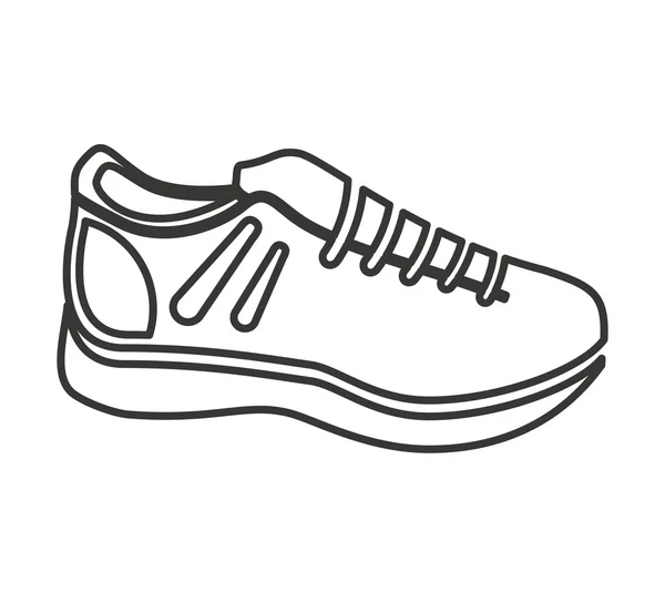 靴のスポーツ機器アイコン — ストックベクタ