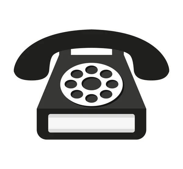 Μεμονωμένο εικονίδιο τηλεφώνου υπηρεσία — Διανυσματικό Αρχείο