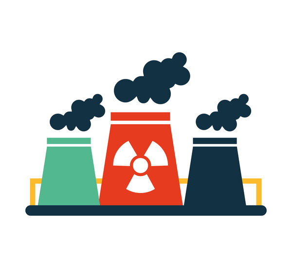 Иконка дымохода АЭС
