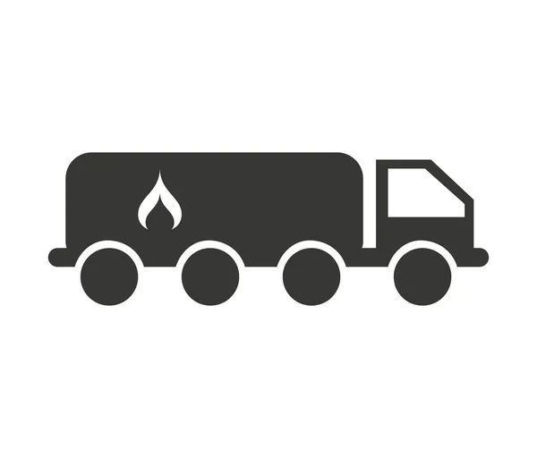 LKW-Tank isoliert Symbol — Stockvektor