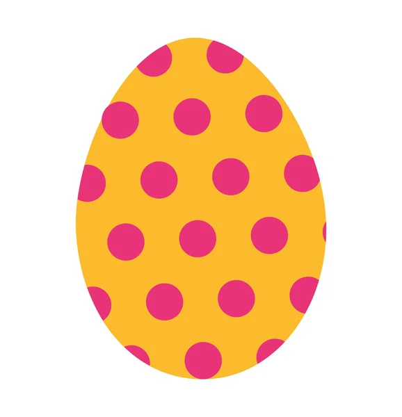 Dulce huevo pintura colorido aislado icono de diseño — Vector de stock
