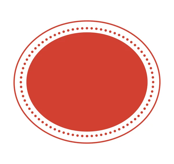 Ícone de quadro de vedação círculo — Vetor de Stock
