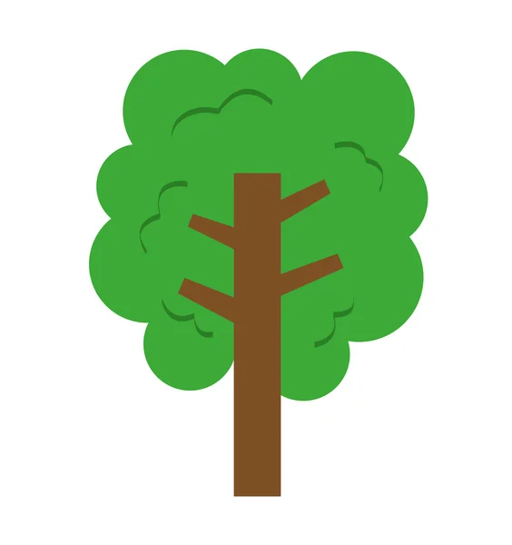 Árbol planta eco icono — Vector de stock