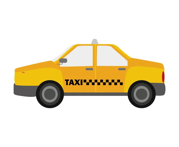 Service de taxi voiture icône publique — Image vectorielle