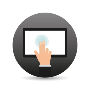 aygıt simgesini dokunmadan parmak