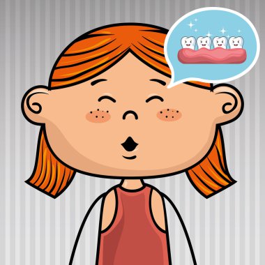 gri ve beyaz üzerinde renkli giysiler giyen mutlu karikatür kız