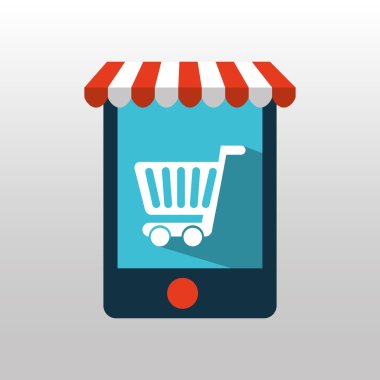 alışveriş çevrimiçi simgesi