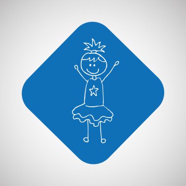 Mutlu çocuk simgesi