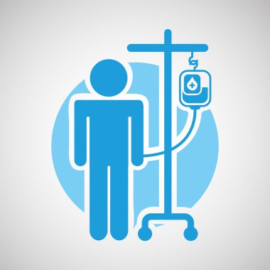 yaralı adam simgesi