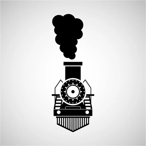 Icono de transporte de tren — Vector de stock