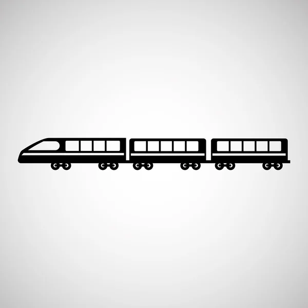 Икона железнодорожного транспорта — стоковый вектор