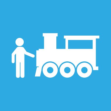 tren ulaşım simgesi