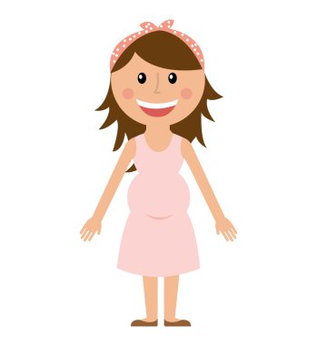 Anne siluet şekil izole simgesi