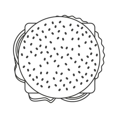 Hamburger lokanta simgesi