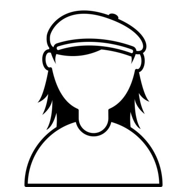 Genç adam avatarı izole edilmiş simge