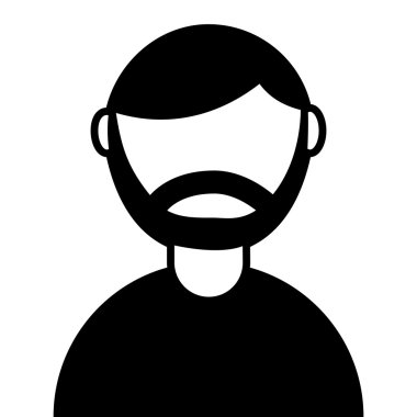 Genç adam avatarı izole edilmiş simge