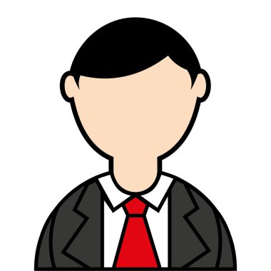 işadamı zarif izole simgesi