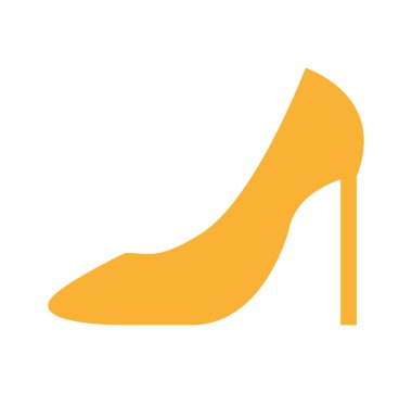 Ayakkabı zarif kadın simgesi