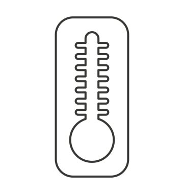 termometre ölçü sıcaklık simgesi