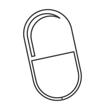 Uyuşturucu ilaç izole simgesi