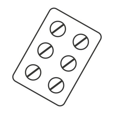 Uyuşturucu ilaç izole simgesi