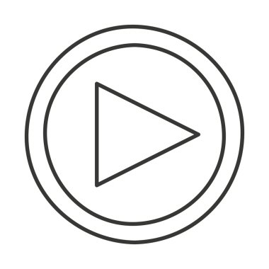 Media player düğme oyun simgesi