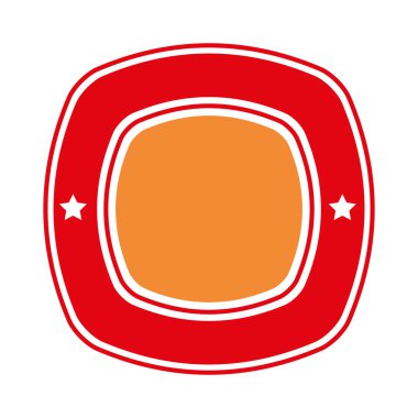 izole kare simgesi tasarım