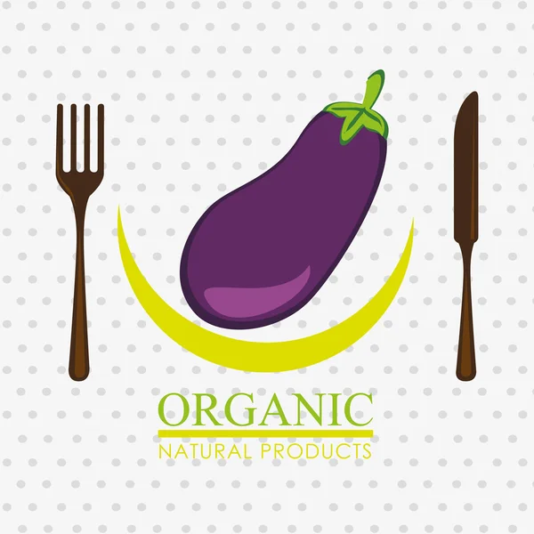 Etiqueta de comida vegetariana saudável design de ícone isolado —  Vetores de Stock