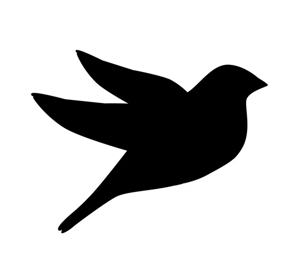 Roztomilý ptáček zvíře, samostatný — Stockový vektor