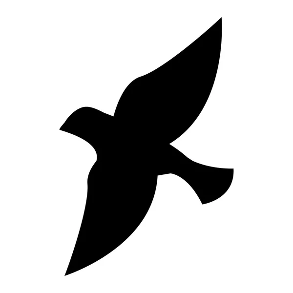 Oiseau mignon animal isolé — Image vectorielle